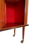 Vintage rotating bar cabinet