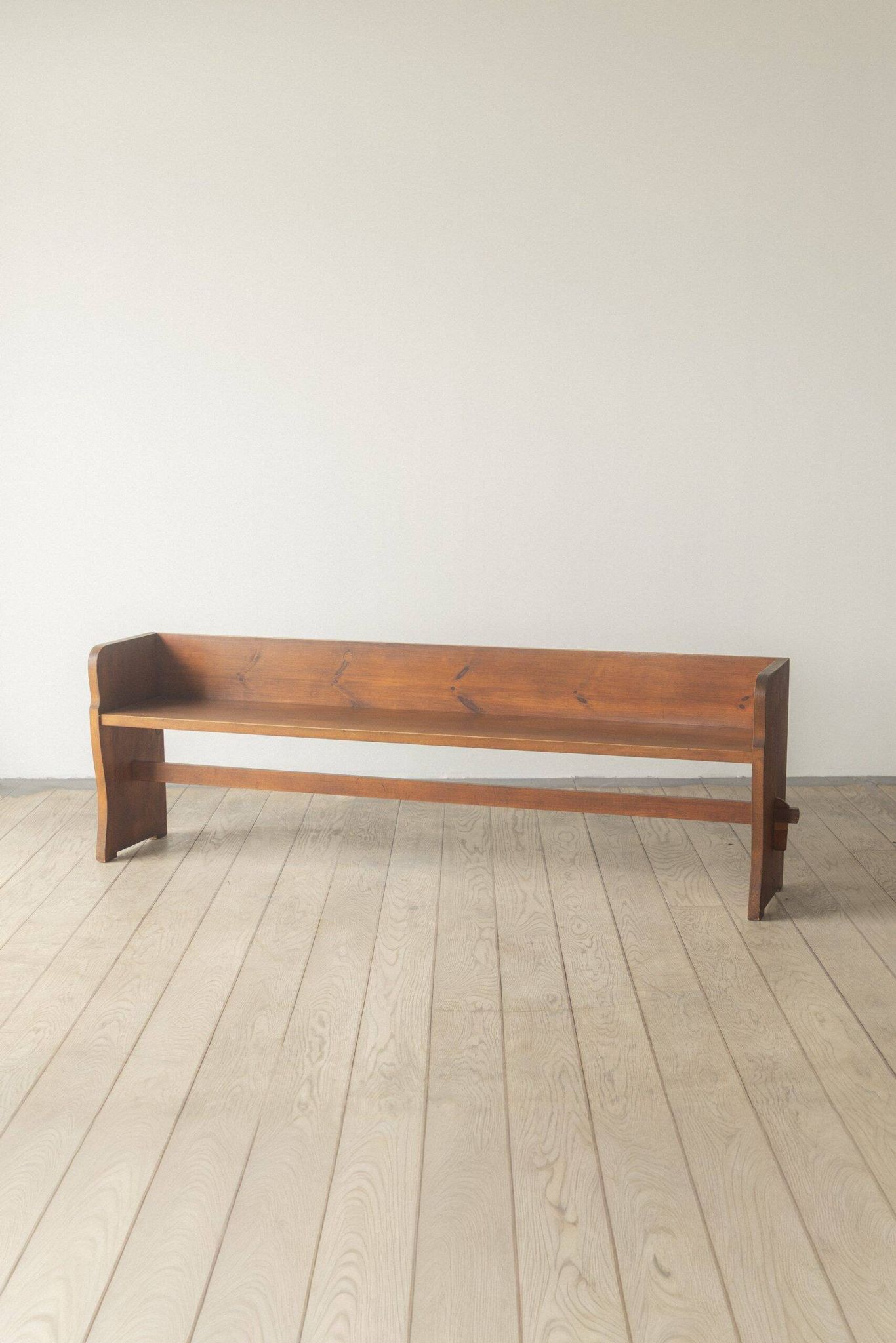 Solid pine bench