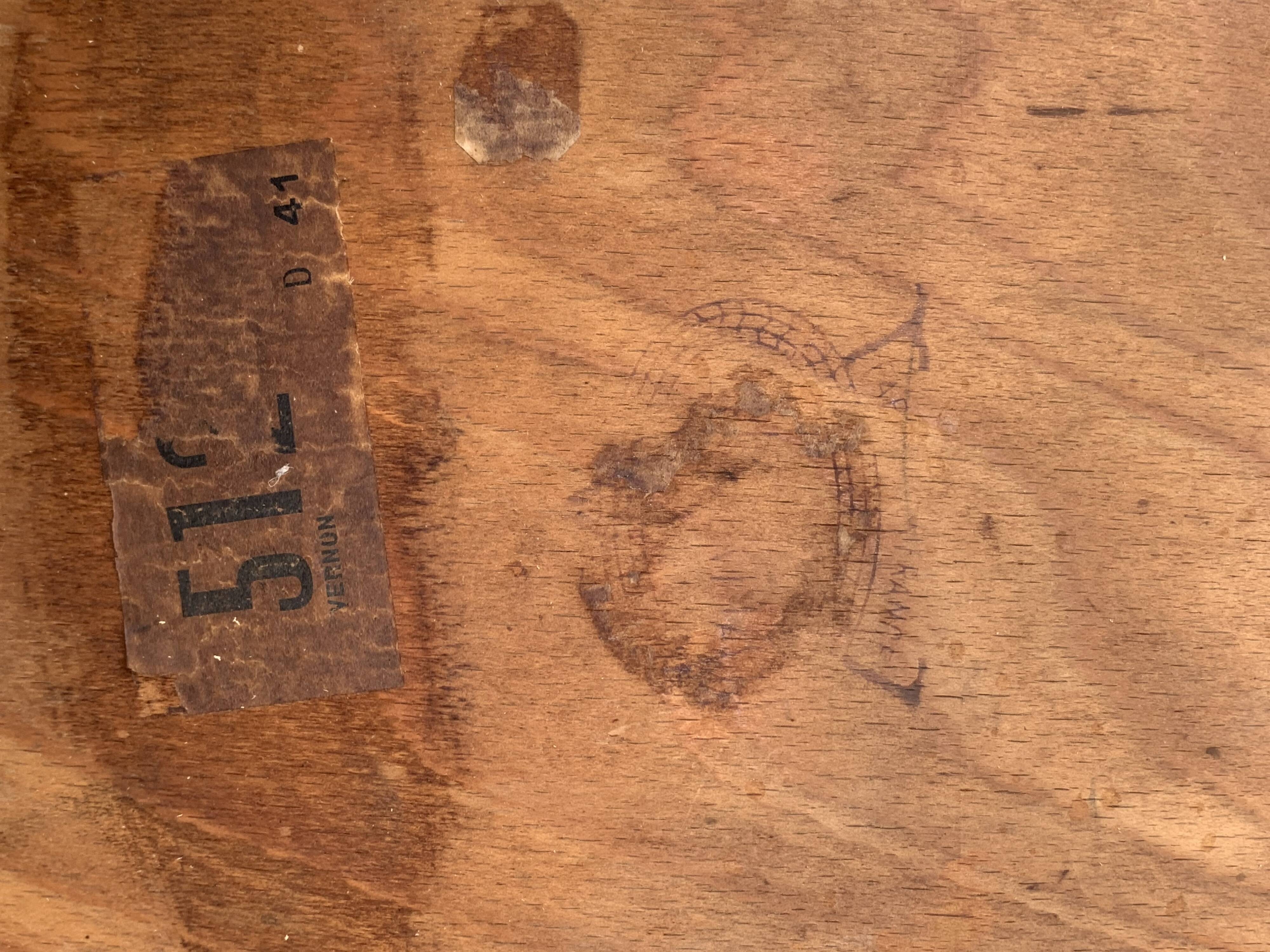 4 vintage Luterma bistro chairs 1940