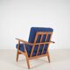 Danish Cigar GE240 chair by Hans Wegner for Getama, 1950s