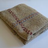 Vintage handmade pure wool blanket blanket