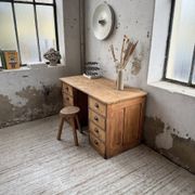Bureau pin meuble atelier 1950