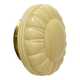 Vintage Art Deco globe wall or ceiling light in yellow opaline.