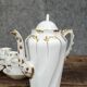 tea or coffee service in porcelain, Louis XV Rocaille style, 19th century