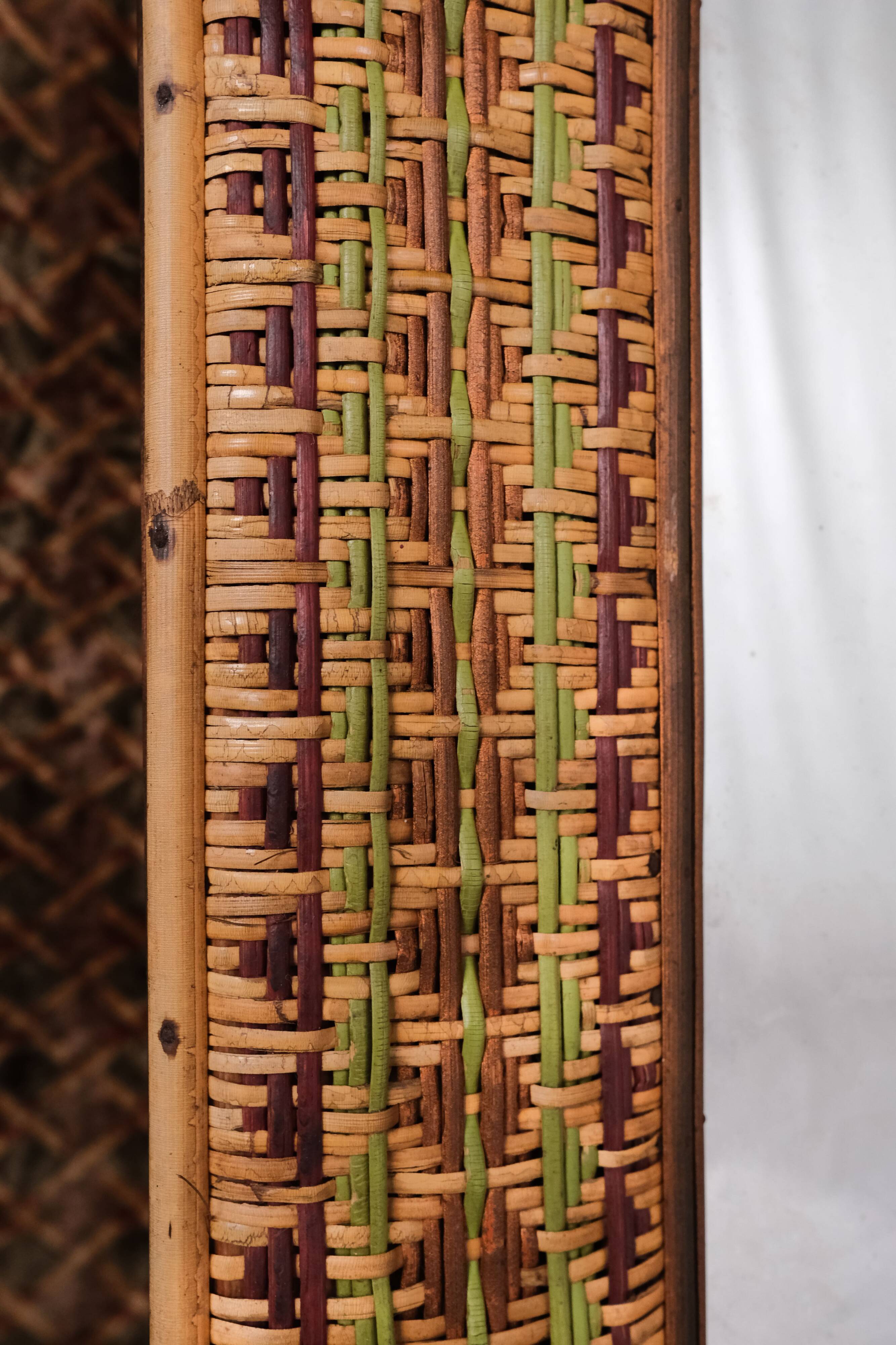 Panier - Laque, rotin - Chine - Seconde moitié du XXe - Catawiki