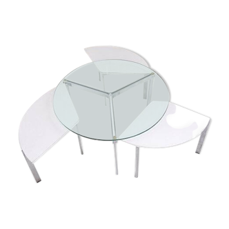 Coffee Table with nesting Table - 1970s