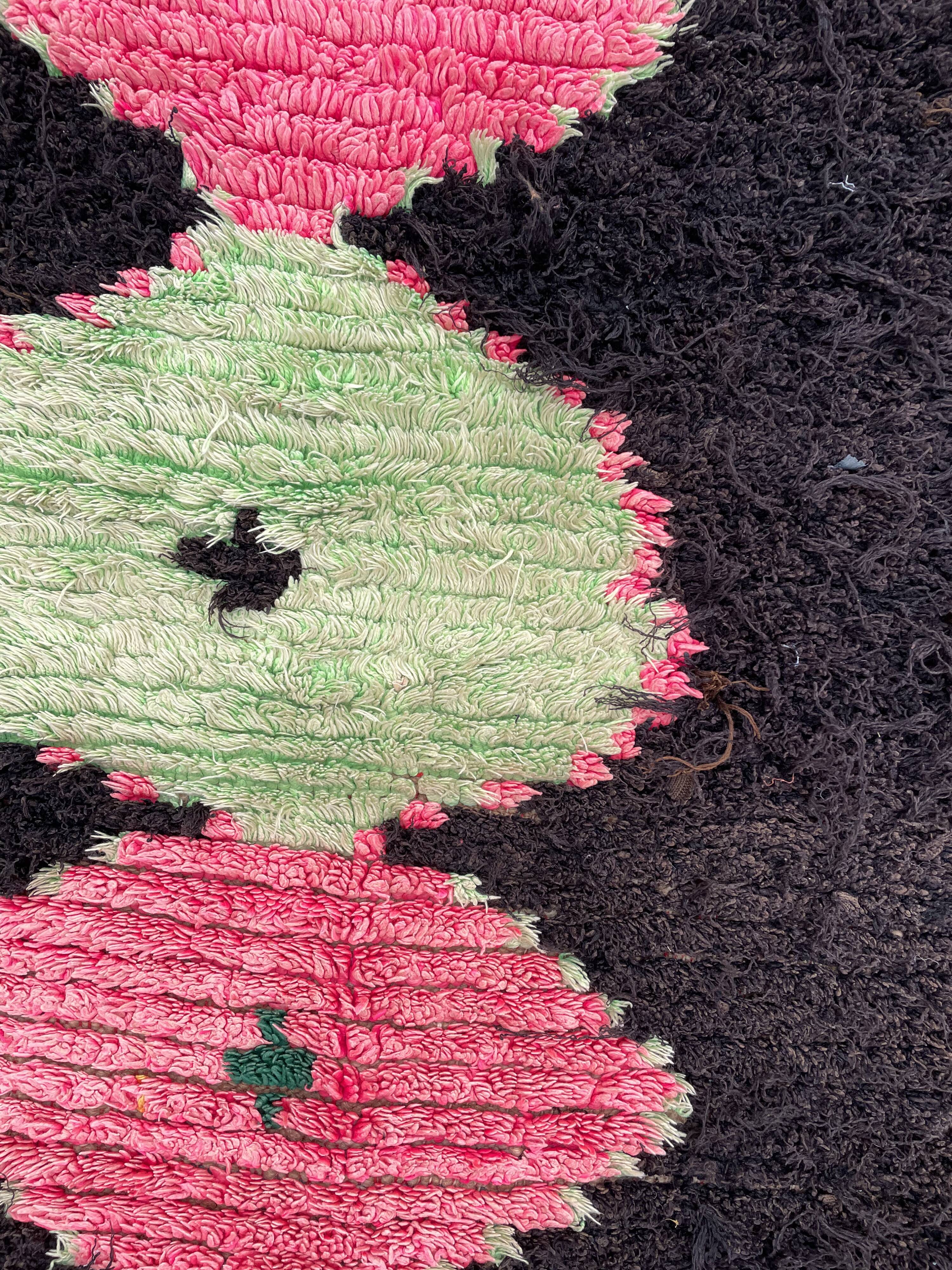 Berber carpet boucherouite