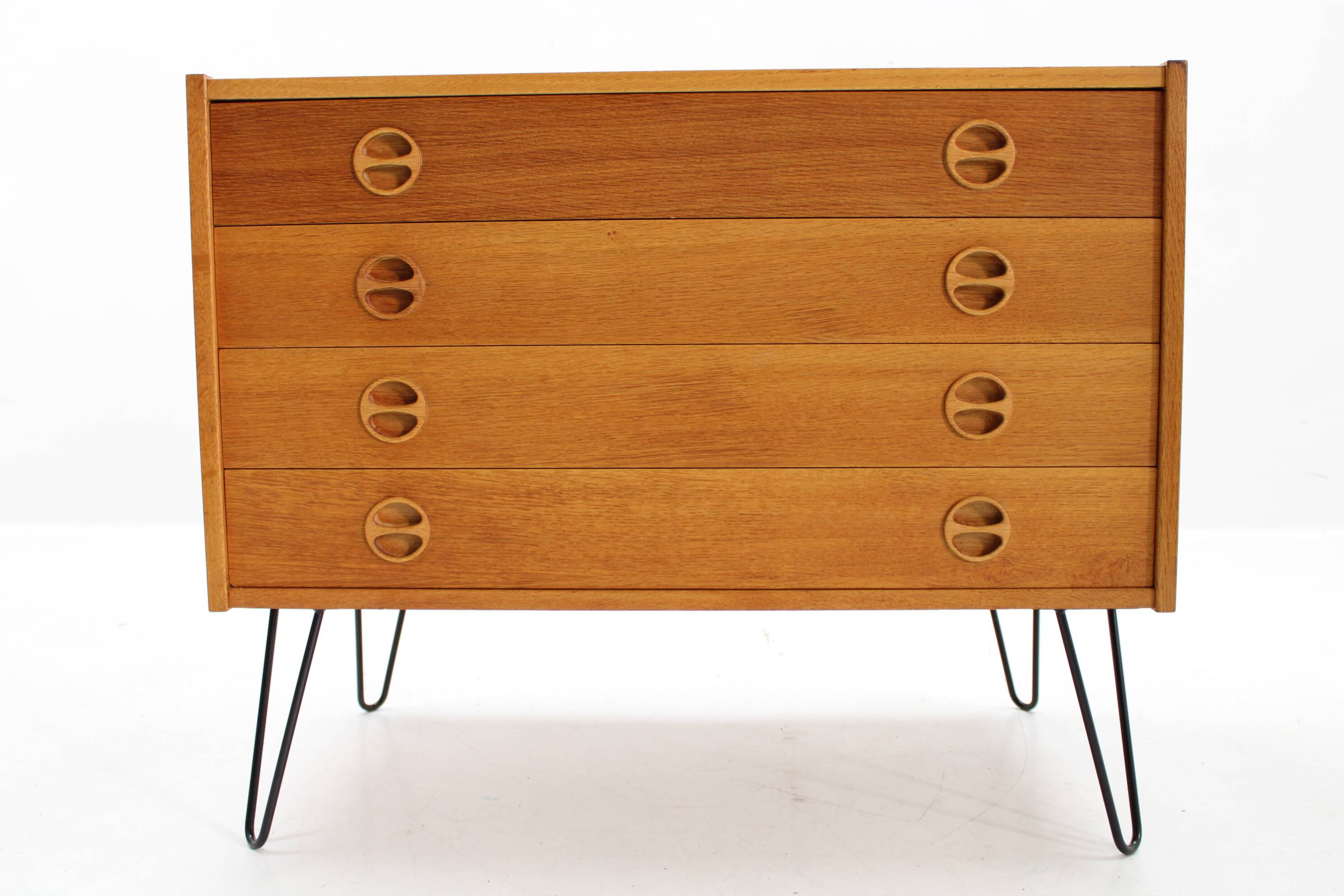 1960s Upcycled Oak Chest of Drawers, Denmark