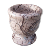 Mortier en marbre rose vintage