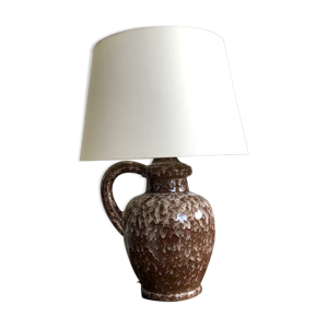 Lampe en céramique émaillée