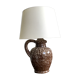 Vintage enamelled ceramic lamp