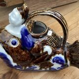 Hirado Teapot Riding Carp Tea 1860-1910