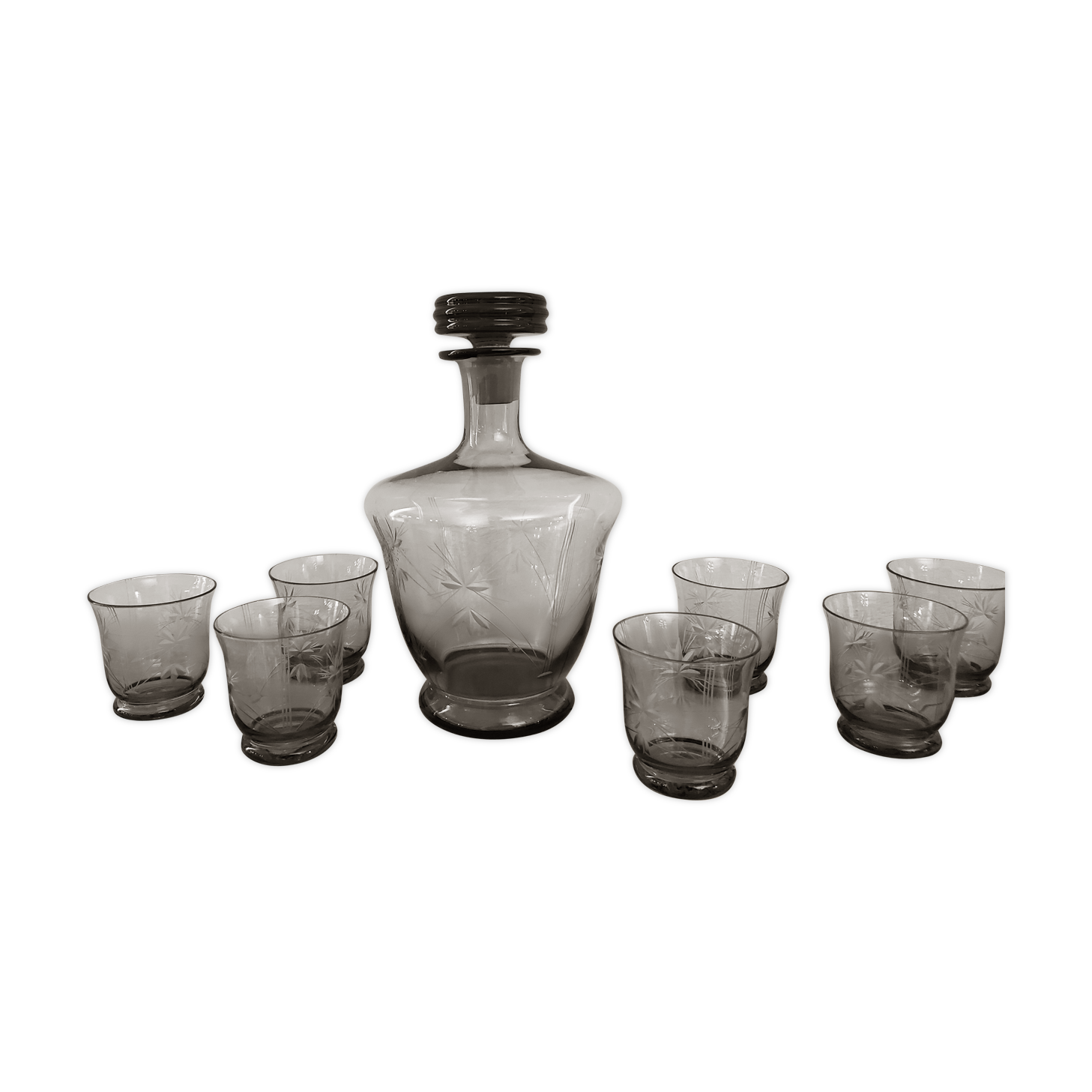 Carafe and 50's glasses