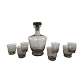 Carafe and 50's glasses