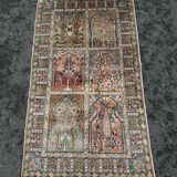 Handmade Indian silk rug