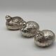 Salt shaker pepper and mustard bird in silver metal Gucci style