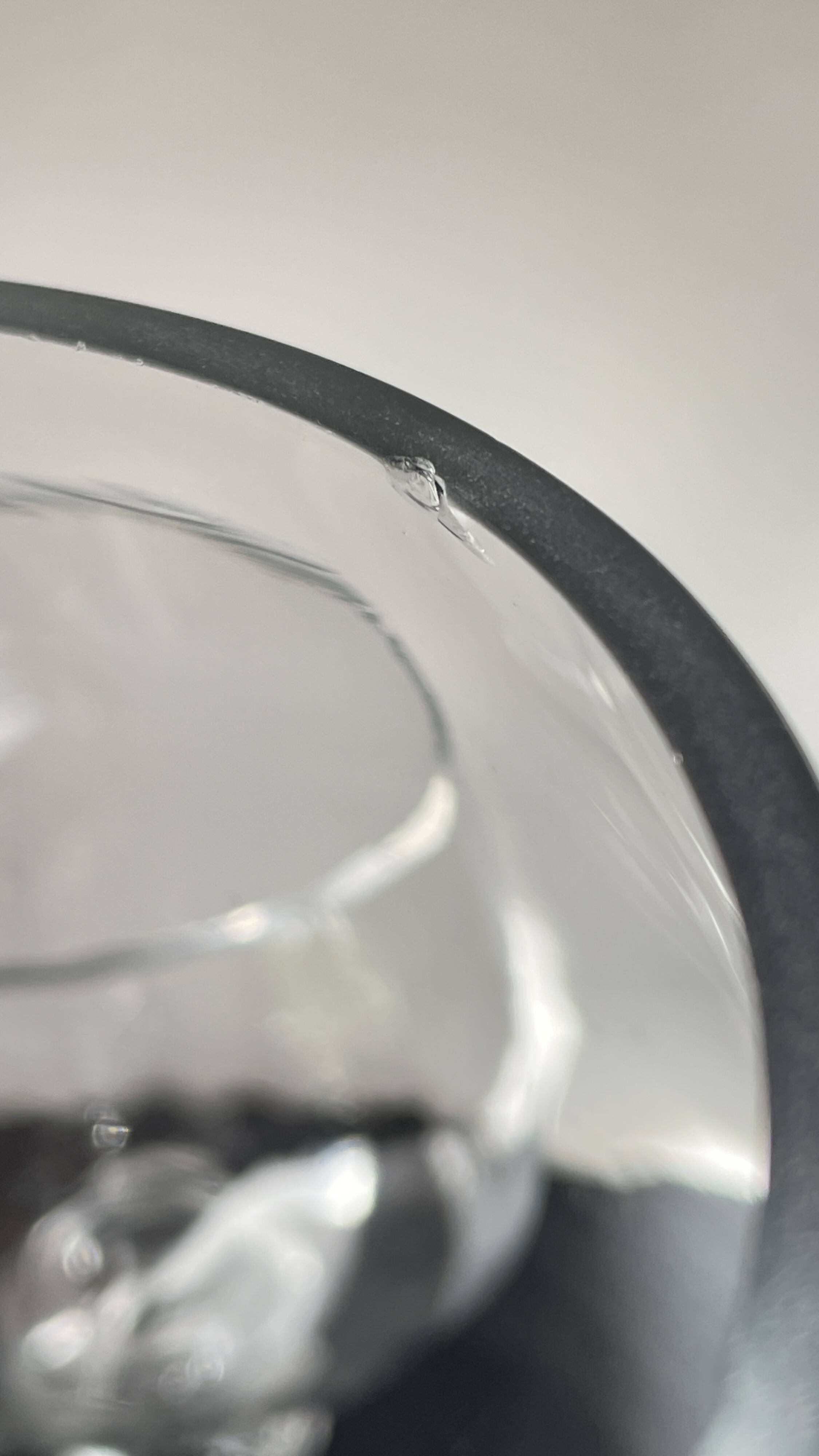 Duo of xl tealight holders in vintage crystal