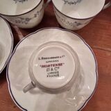 Service de table porcelaine Bernardaud Hortense