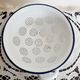 Strainer 3 feet in white enamel vintage French 30s