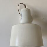 Enamelled sheet metal wall