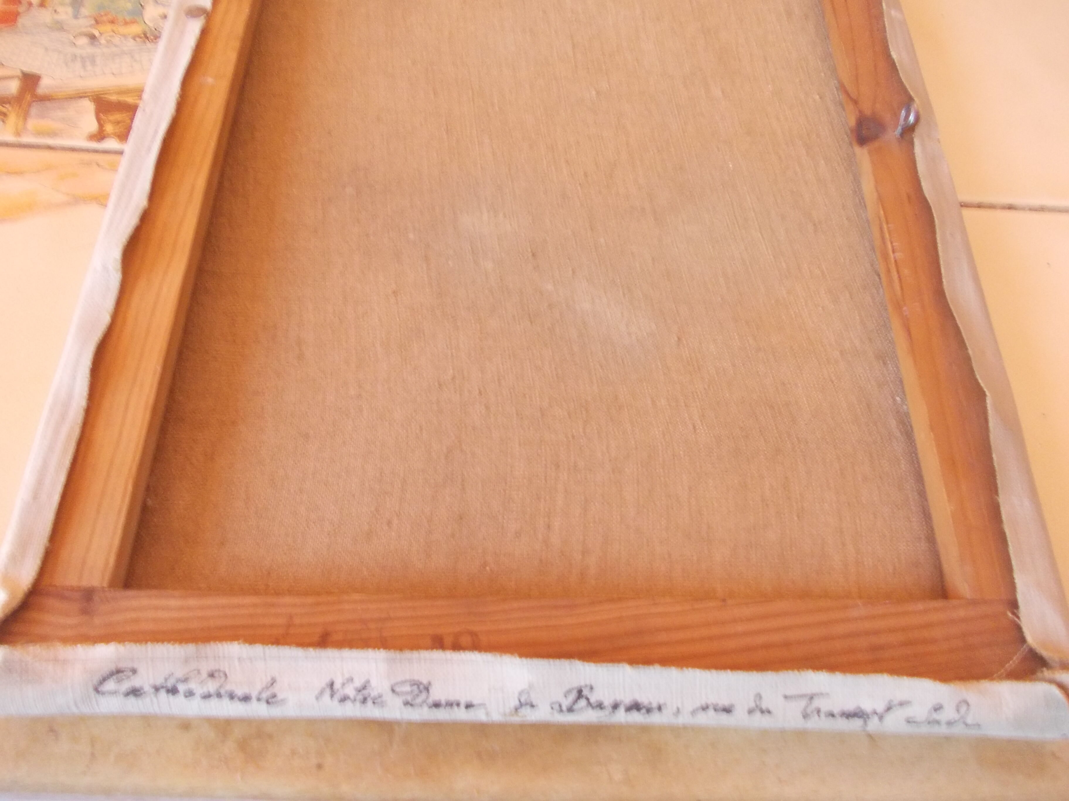Ale nd de bayeux, signed c. constant, 14 calvados, hst painting