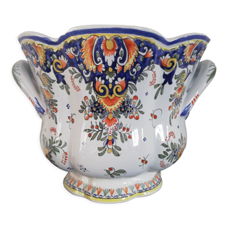 Earthenware pot cover Décor Desvres handmade AD