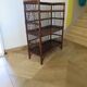 Bookcase - Bibus - 3 levels - woven rattan - bamboo - Vintage - 70s