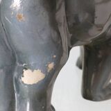 Ceramic elephant and baby elephant
