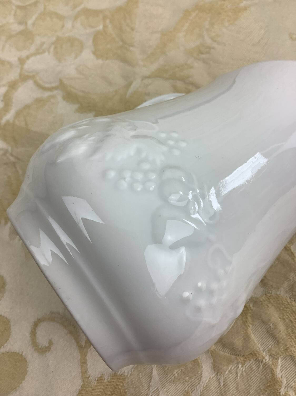 Small white porcelain milk jug