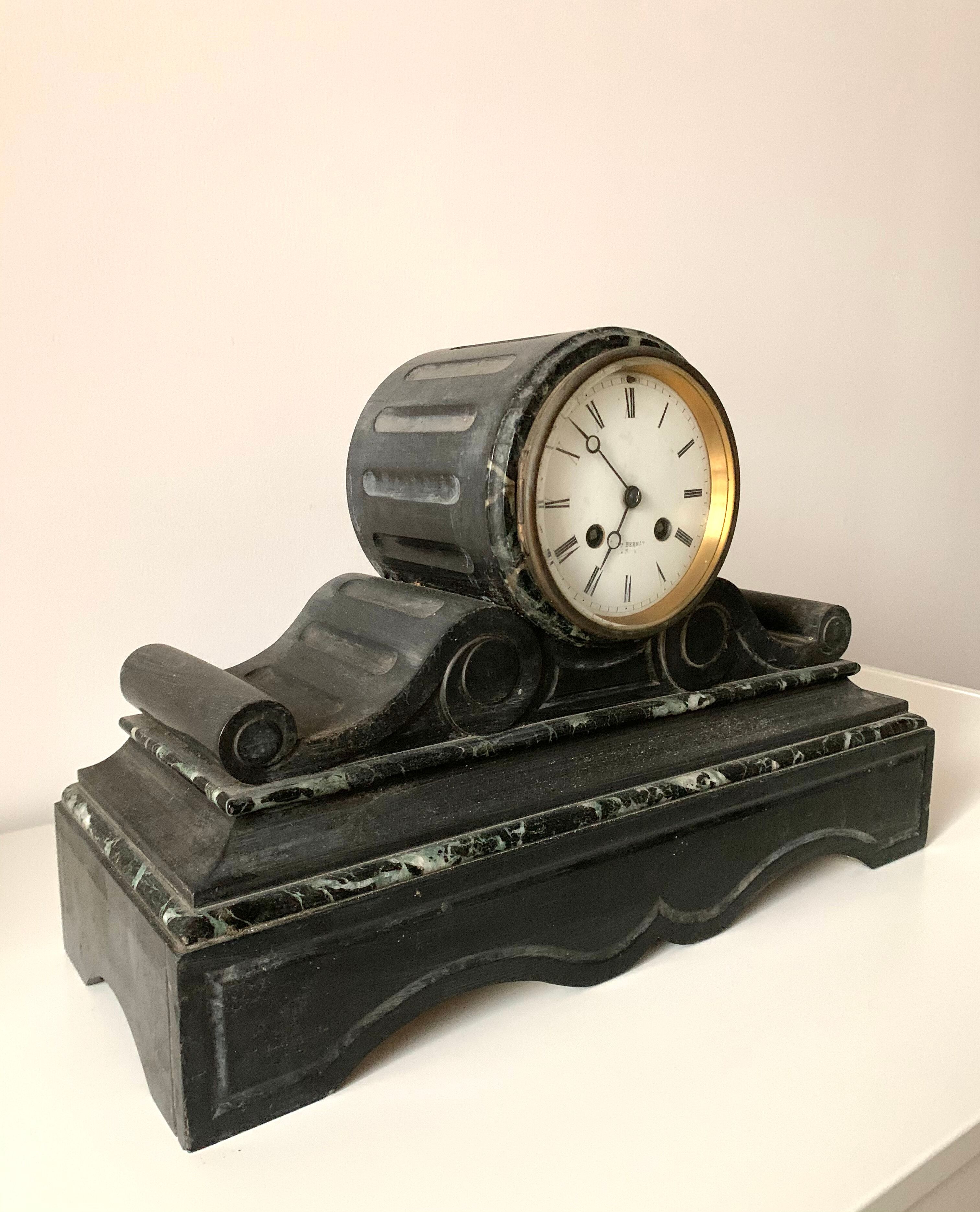 Marble clock