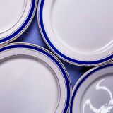 4 assiettes à dessert HBCM
