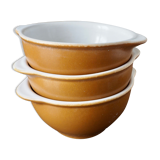 Set of 3 ceramic ear bowls