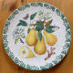 Faience pie dish decoration "pears"