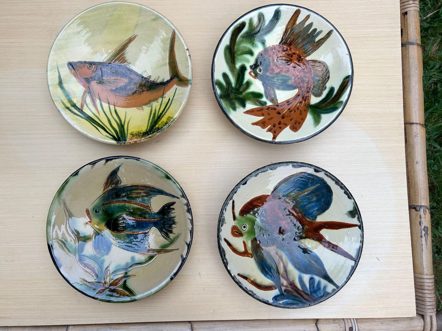 Puigdemont fish ceramic plate