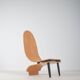 Chaise longue en bois au design danois unique