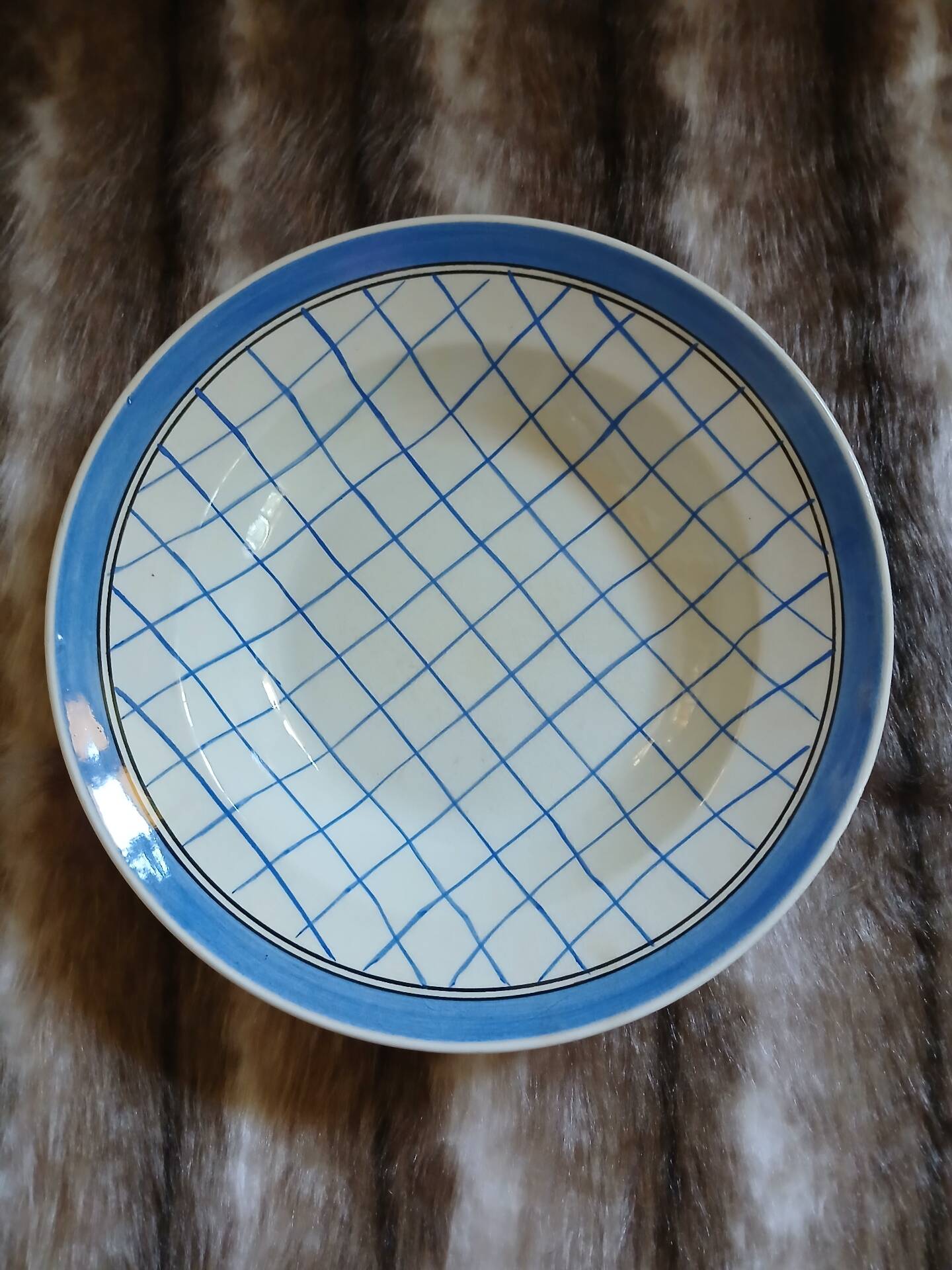 2 plats ronds anciens "Michel " de Gien 