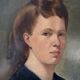 Portrait of a woman, oil on canvas