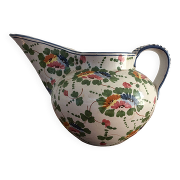 Deruta style Italian ceramic Roman pitcher