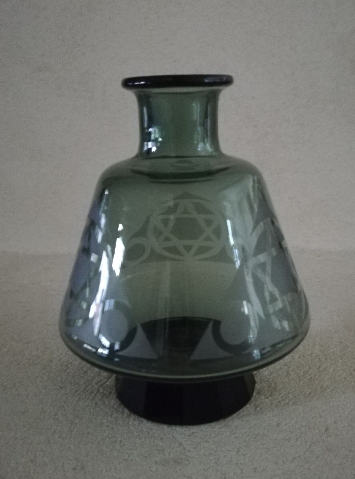 Carafe en verre