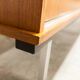 Wardrobe 1970 teak 4 doors half wardrobe half shelf 182 cm