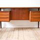 Danish Mid-Century Teak 'Floating' Desk, 1960s