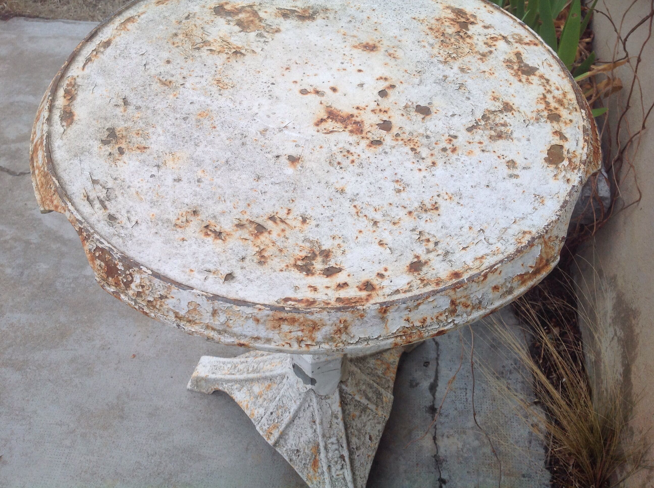 Cast iron bistro table