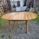 Scandinavian extendable oak table from the 1960s (butterfly extension)