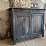 Parisian buffet in its blackened patina