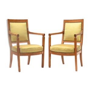 Paire de fauteuils de - style restauration
