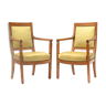 Paire de fauteuils de style restauration