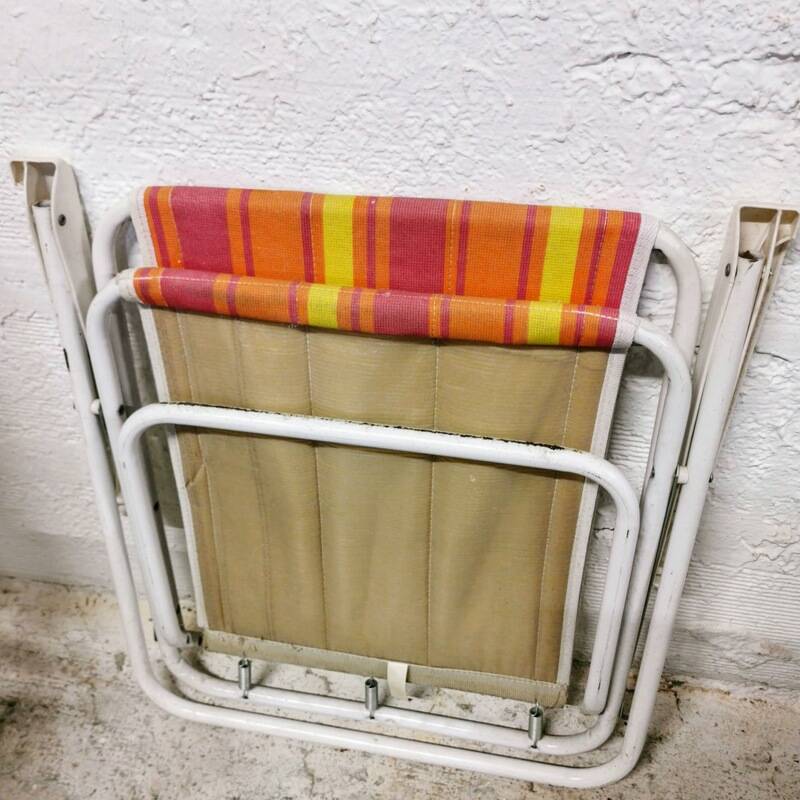 Vintage camping armchair