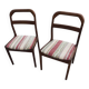 Pair of Scandinavian teak chairs from the 1960s.