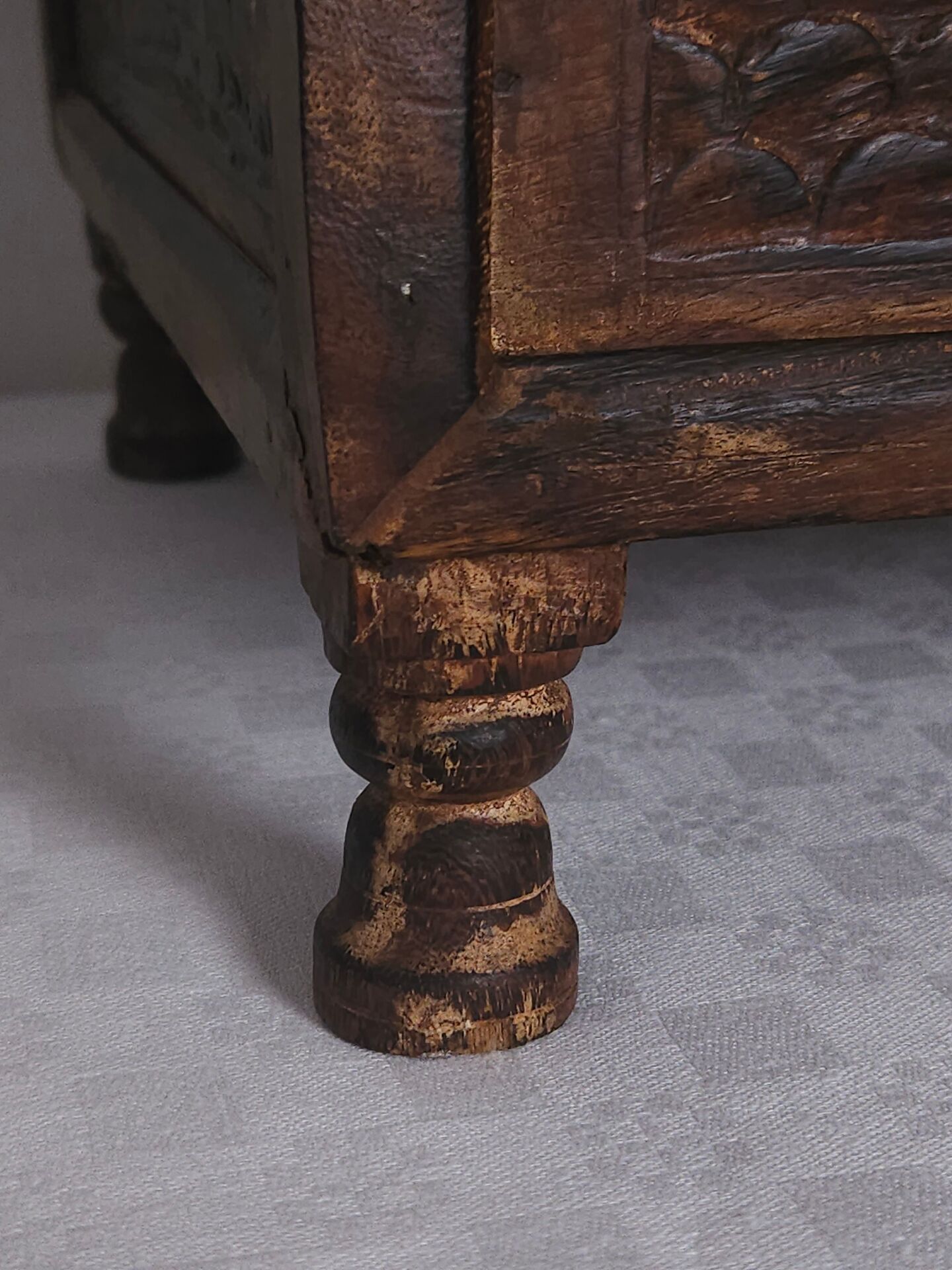 Antique wooden box