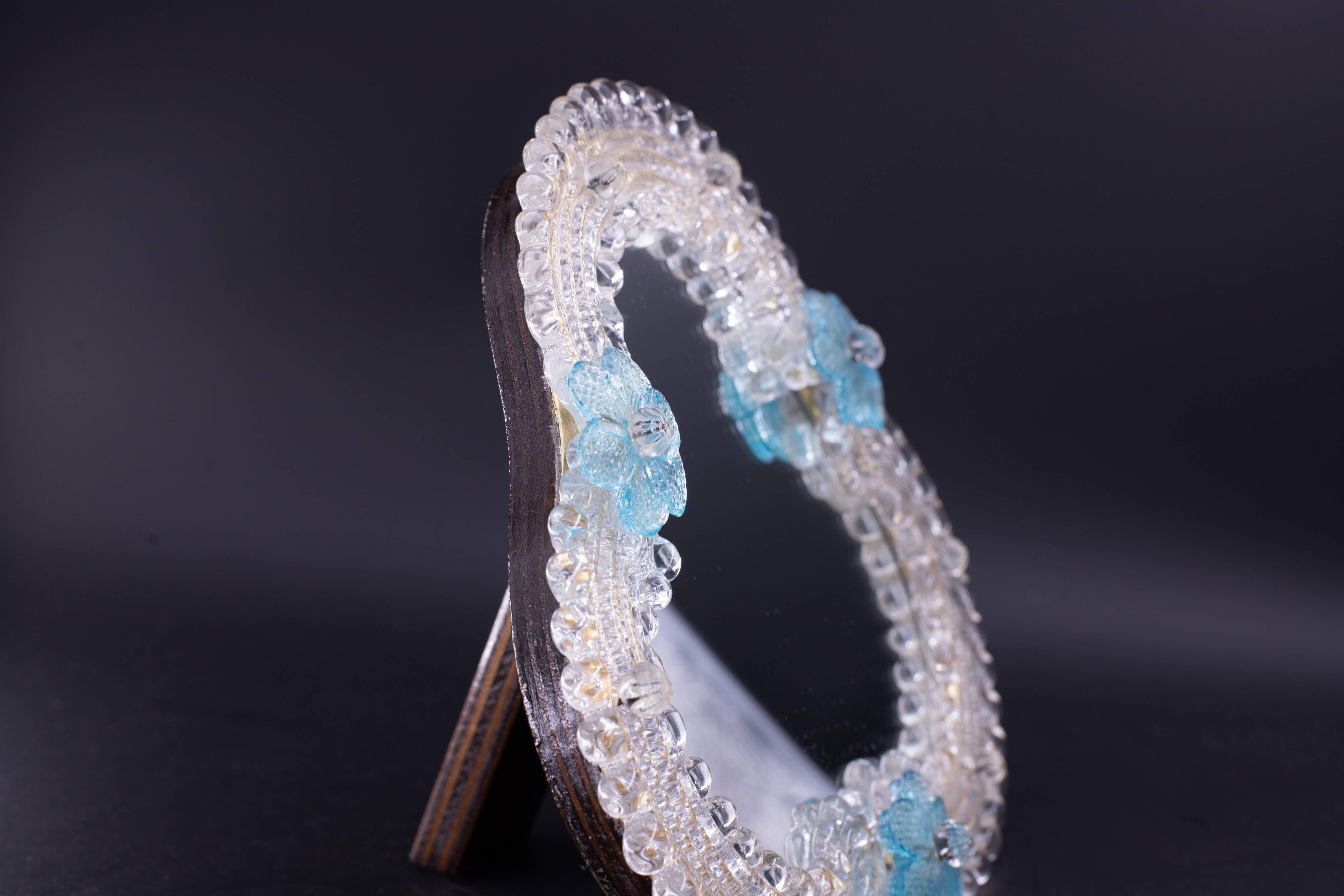 Classic Vintage Venetian Murano Glass Mirror, 1970s